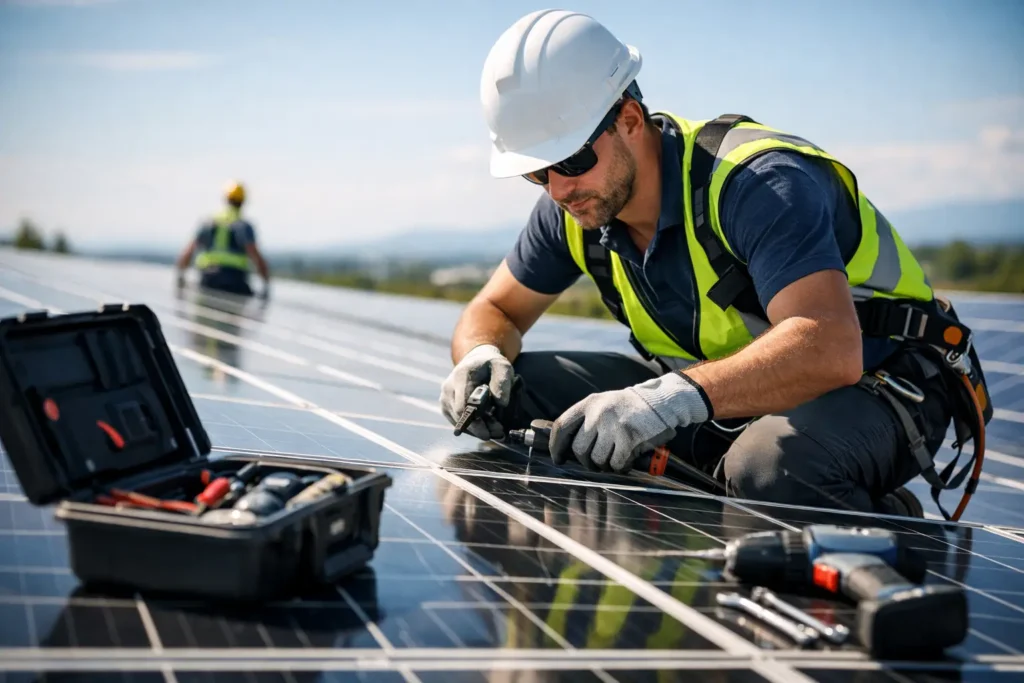 Servis solarnih panela bez skupih zastoja
